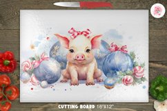 Christmas Kitchen Cutting Board Png, Cutting Board Sublimation, Kitchen Png, Rectangular Design Png