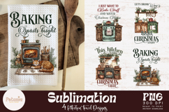 trendy kitchen towel png designs being used as trendy Christmas kitchen towel print