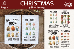 Christmas Kitchen Towel Sublimation Mini Bundle