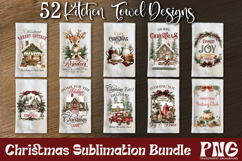 Trendy Retro Farmhouse png designs being used as trend Christmas farmhousekitchen towel prints