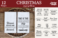 Christmas Kitchen Towel SVG Bundle
