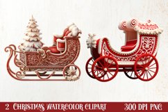 Christmas Knitting Clipart Sublimation, Christmas Clipart Product Image 1