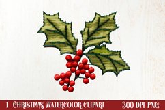 Christmas Knitting Clipart Sublimation, Christmas Clipart Product Image 1