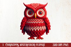 Christmas Knitting Clipart Sublimation, Christmas Clipart Product Image 1
