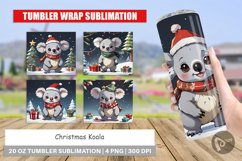 Tumbler Wrap Cartoon Christmas Koala Product Image 1