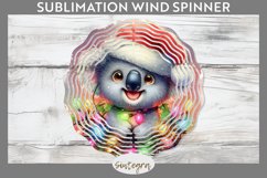 Christmas Koala v3 Entangled in Lights Wind Spinner Sublimat Product Image 1