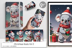 Digital Paper Cartoon Christmas Koala Product Image 1