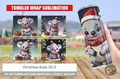 Tumbler Wrap Cartoon Christmas Koala Product Image 1