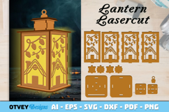 Christmas Lantern Lasercut File BUNDLES 8 DESIGNS Product Image 6