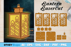 Christmas Lantern Lasercut File BUNDLES 8 DESIGNS Product Image 4