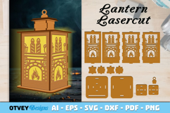 Christmas Lantern Lasercut File BUNDLES 8 DESIGNS Product Image 7