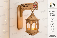 Christmas Lantern Wall Decors Bundle Lasercut. Christmas SVG Product Image 5