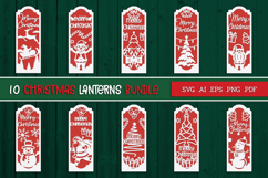 Christmas Lanterns Bundle - Paper Cut SVG Product Image 1