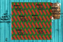 Christmas Lattice Basketweave SS16 30oz Rhinestone Pattern Product Image 1