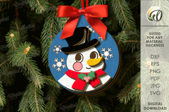 Christmas Layered Ornaments Bundle Lasercut. Christmas SVG Product Image 12