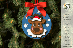 Christmas Layered Ornaments Bundle Lasercut. Christmas SVG Product Image 5