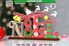 Layered Christmas Signs Laser Cut Bundle,Xmas Tabletop Decor Product Image 10