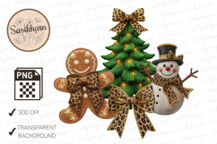 Leopard Print Christmas Wild Holiday Sublimation Product Image 1