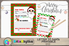 Letter to Santa Claus - 4 Christmas Letter design Product Image 2