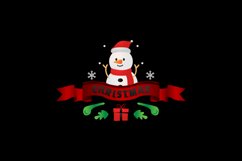 Christmas lettering badge illustration Product Image 2