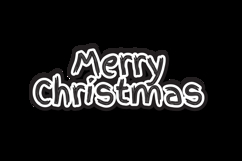 Christmas lettering typography quote art design Product Image 2