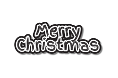 Christmas lettering typography quote art design Product Image 1