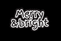 Christmas lettering typography quote art graphic Product Image 2