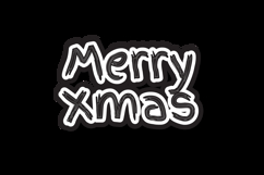 Christmas lettering typography quote art isolated Product Image 2