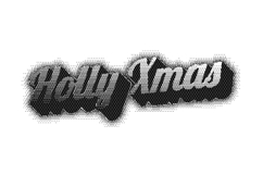 Christmas lettering typography text dots style isolated Product Image 1