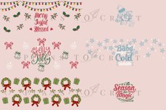 christmas libbey beer glass can wrap svg bundle presized template for 16oz and 20oz glass
