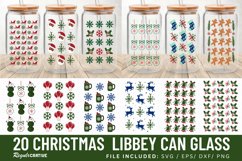 Christmas Libbey Can Glass SVG Bundle, Libbey Can Wrap Product Image 1