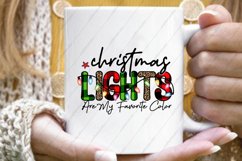 Christmas Lights Sublimation - Christmas Buffalo Plaid PNG Product Image 3