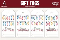 christmas lights gift tags