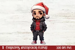 Christmas Little Girl Clipart Sublimation, Christmas PNG Product Image 1
