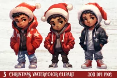 Christmas Little Girl Clipart Sublimation, Christmas PNG Product Image 1