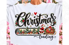 Christmas Loading PNG, Vintage Holiday Product Image 1