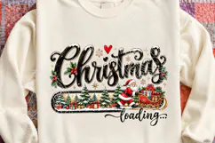 Christmas Loading PNG, Vintage Holiday Product Image 4