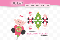 Christmas Lollipop Holder, Candy Holder Templates SVG Product Image 4