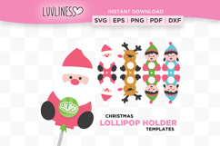 Christmas Lollipop Holder, Candy Holder Templates SVG Product Image 3