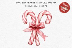 Christmas Lollipop Sugar Candy Cane Sweets Clipart PNG Transparent Print invitation t-shirt designs sublimation designs tumbler kids printable digital