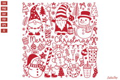 Christmas SVG, Merry Christmas SVG, Funny Christmas SVG, PNG Product Image 1