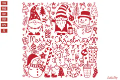 Christmas SVG, Merry Christmas SVG, Funny Christmas SVG, PNG Product Image 1