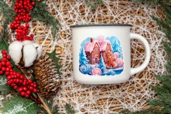 Christmas Pink Velvet gingerbread Clipart Product Image 3