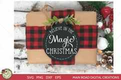 Christmas Magic SVG, Christmas designs for ornaments, cut files for Christmas, Cricut Christmas files