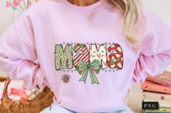 Coquette Christmas Mama PNG Product Image 9