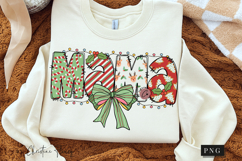 Coquette Christmas Mama PNG Product Image 3