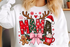 Christmas Mama Coquette PNG Product Image 1