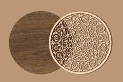 Christmas Mandala Ornament SVG Product Image 2