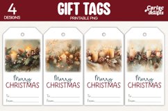 christmas mantel gift tags
