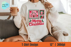 Christmas postage stamp Bundle T-shirt PNG Product Image 8